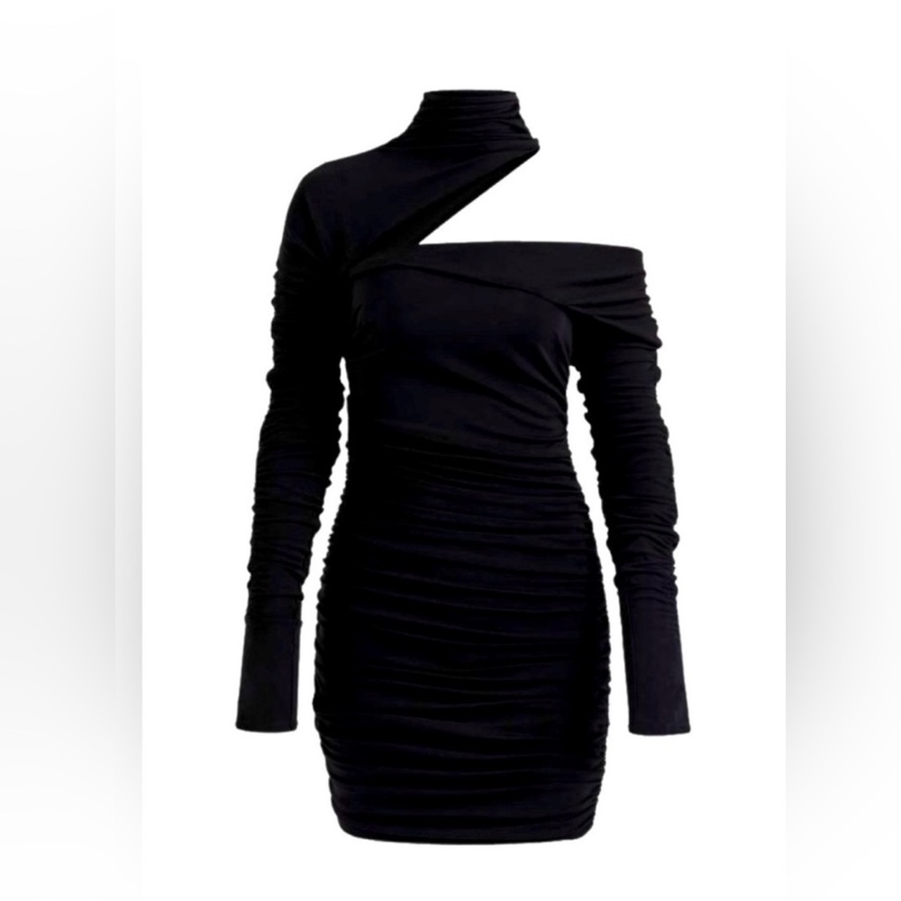 H&M x Mugler black dress, size Medium